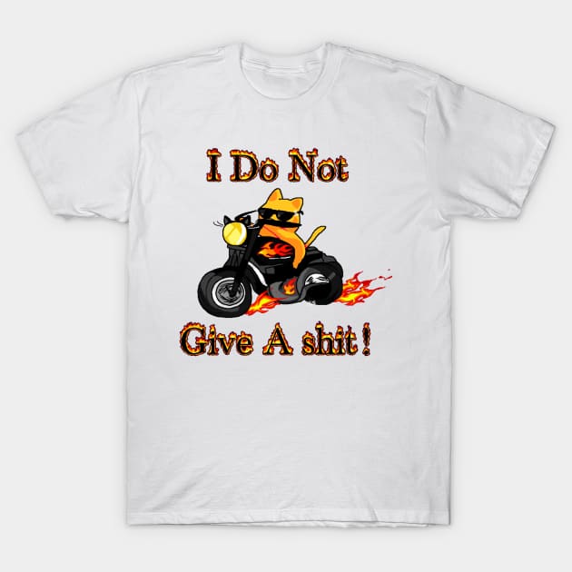 I do not give a shit! T-Shirt by Usedsoil